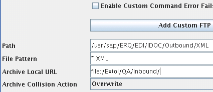 EXTOL Business Integrator FTP MGET Adapter; Update remote directory