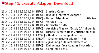 EXTOL Business Integrator FTP MGET Error; Unknown directory